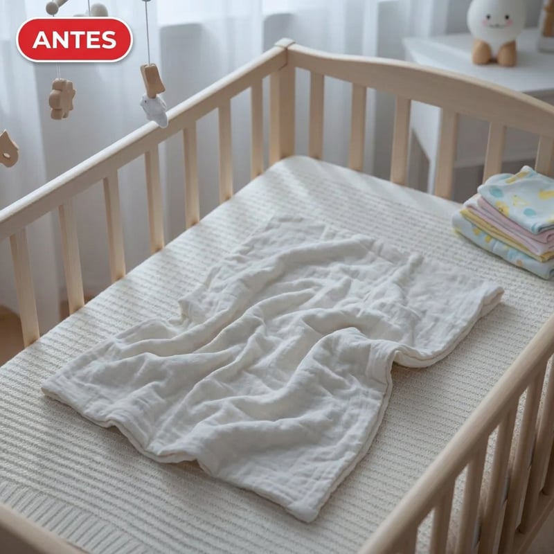 Cobertor de bebé — antes