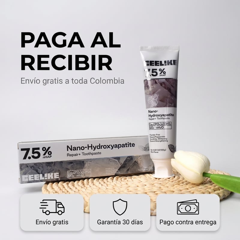 Paga al recibir: envío gratis a toda Colombia y garantía de 30 días