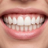 Después: dientes blancos, limpios y sanos