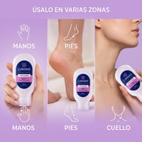 Aplicación de Luminiix 3 en 1 en manos, pies y cuello contra las verrugas