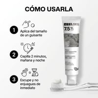 Cómo usar la pasta dental reparadora en 3 pasos: guisante, 2 minutos y no enjuagar