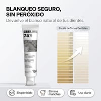 Blanqueo seguro sin peróxido: devuelve el blanco natural de tus dientes