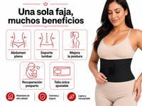Beneficios de la faja de vendaje elástico: abdomen plano, soporte lumbar y mejor postura