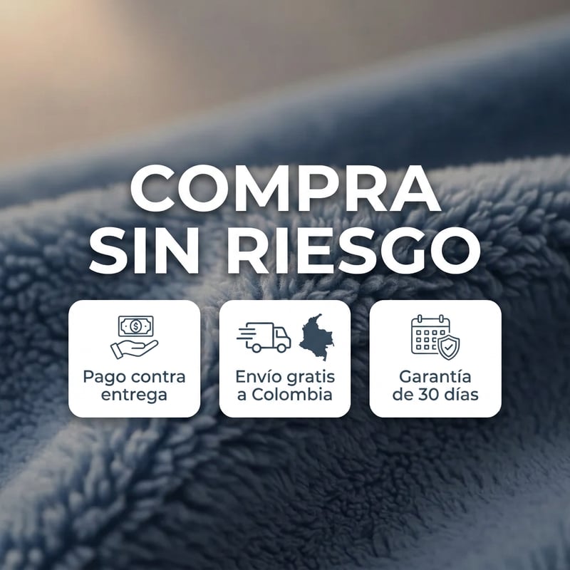 Compra sin riesgo: pago contra entrega, envío gratis a Colombia y garantía de 30 días