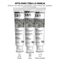 Pasta dental apta para toda la familia, suave con dientes sensibles