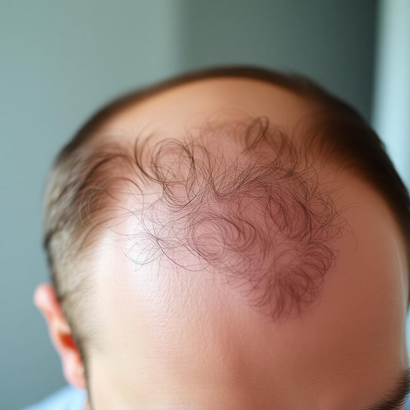 Crecimiento avanzado capilar Minoxidil 5% — antes